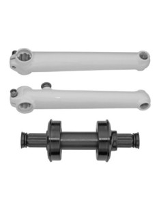 Crank Set Chromoly 175mm USA/BB 8t White.